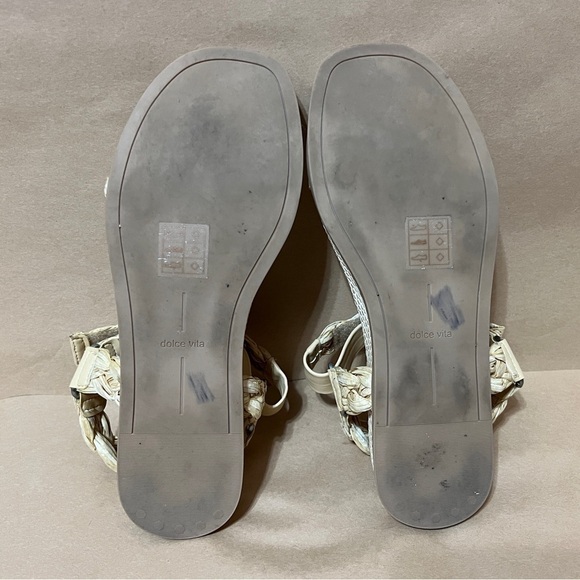 Dolce Vita | Gimra Sandals Light Natural Raffia Braided Platform Sandal Size 8 - Picture 12 of 13